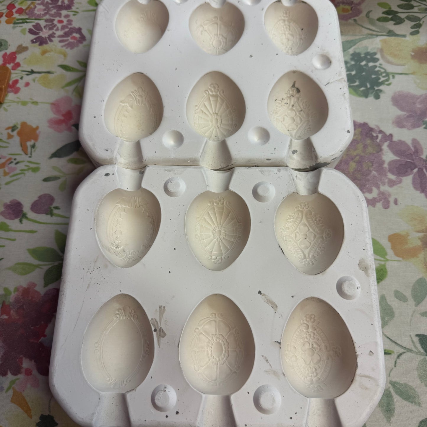 Victorian Eggs Slip Cast Pottery Mould