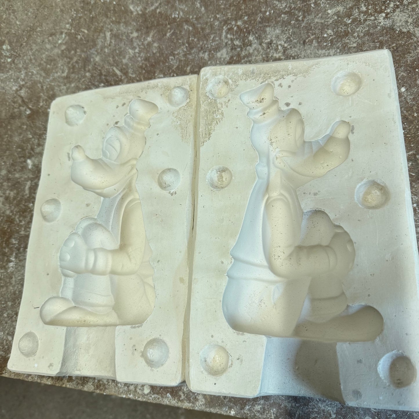 Cartoon Dog Slip Cast Pottery Mould