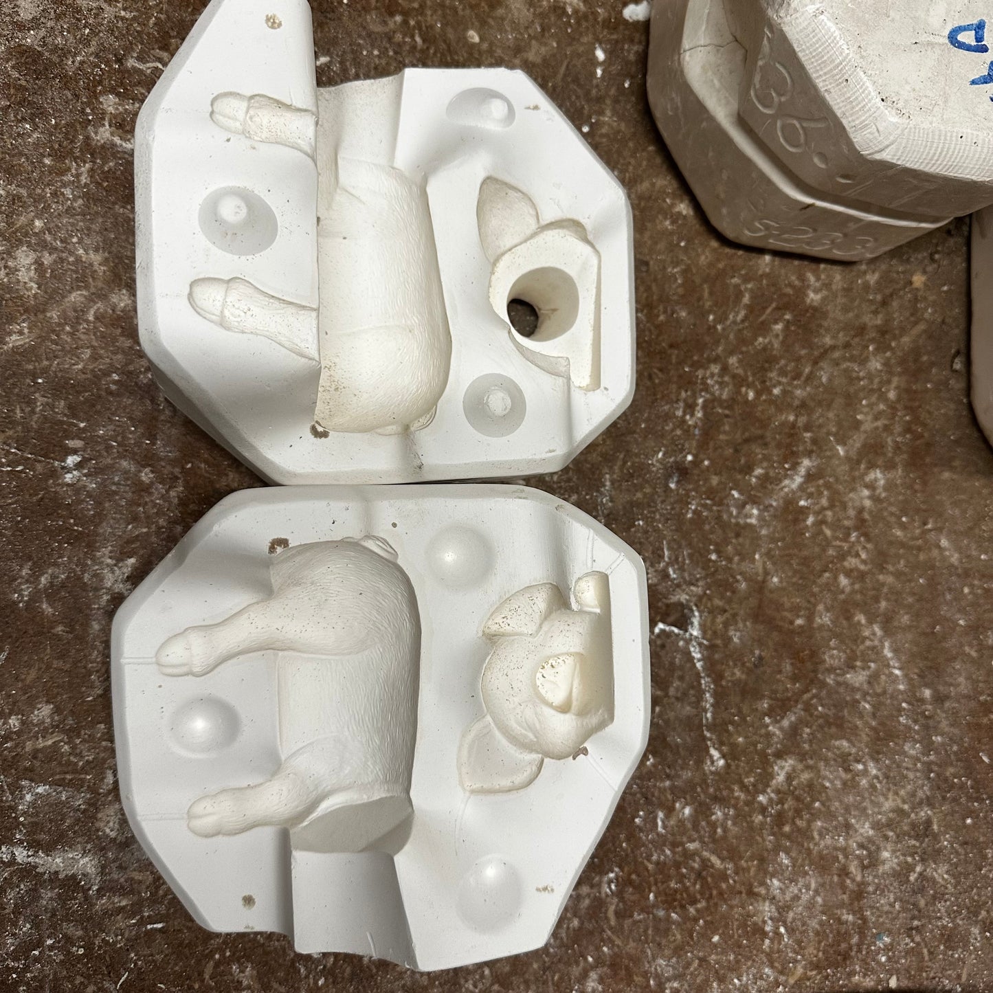 Small Pig Shelf Sleeper Slip Cast Pottery Mould POSTAGE INCLUDED