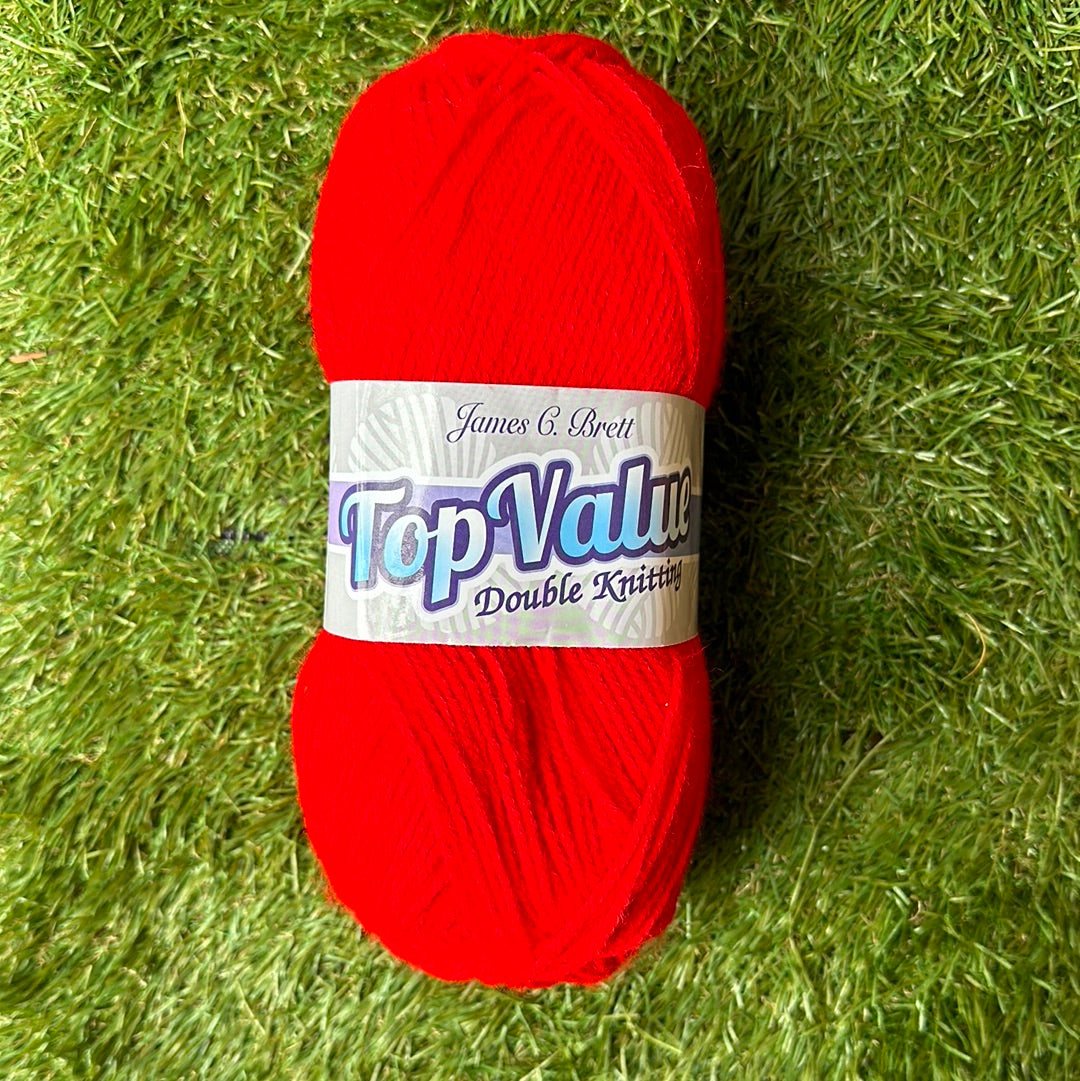 Top Value DK Bright Red - 8426