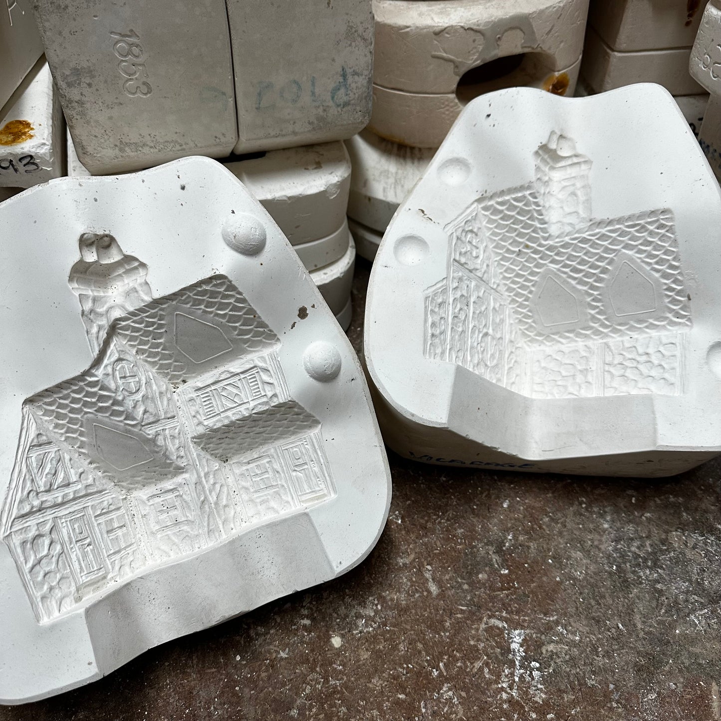 Vicarage Slip Cast Pottery Mould