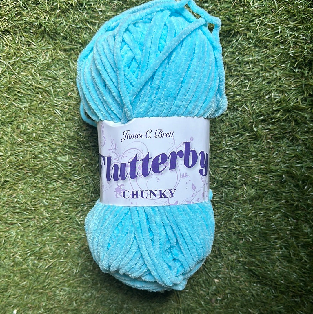 Flutterby Chunky Aqua B46