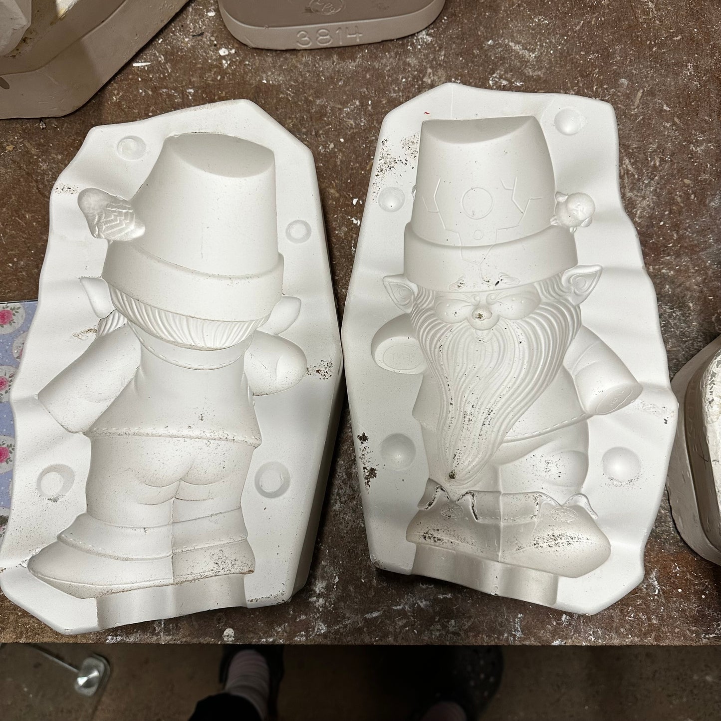 Crackpot Garden Gnome Slip Cast Pottery Mould