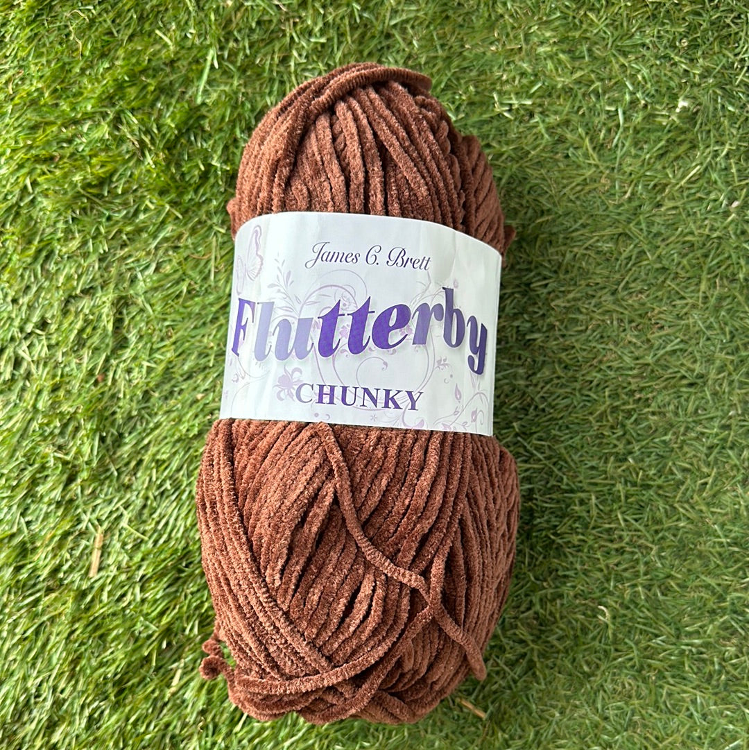 Flutterby Chocolate Brown - B50