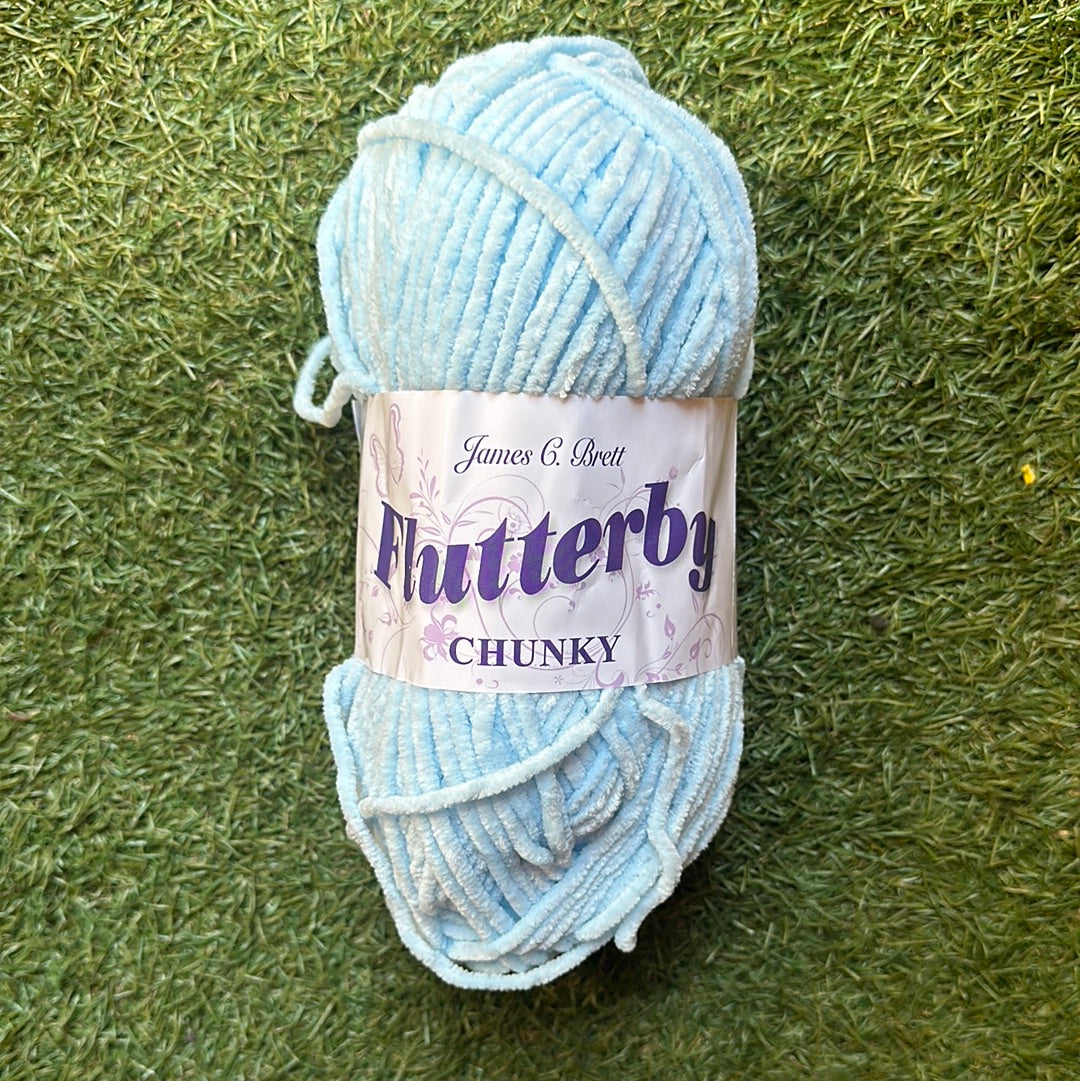 Flutterby Chunky Baby Blue B03