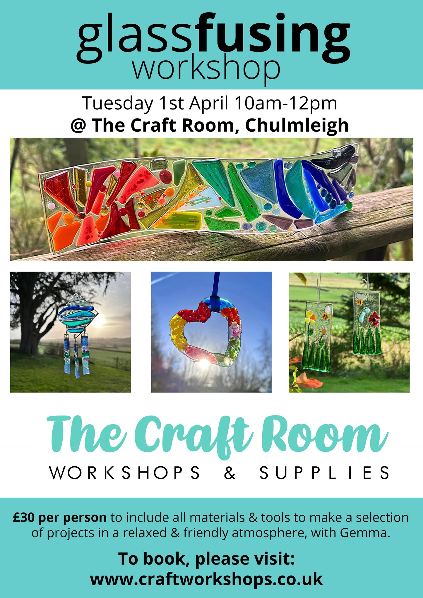 Glass Fusing Workshop l Tuesday 1st April l 10am-12pm