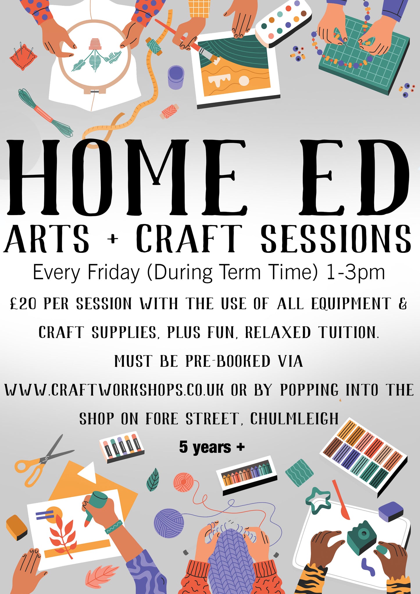 Home Ed Arts + Crafts Sessions