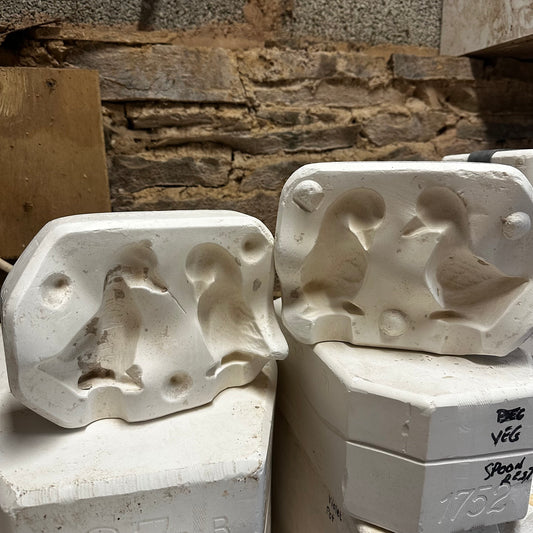 Little Ducks Slip Cast Pottery Mould
