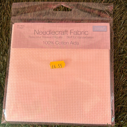 Trimits 11 count 100% Cotton Aida 30x45cm - Cream