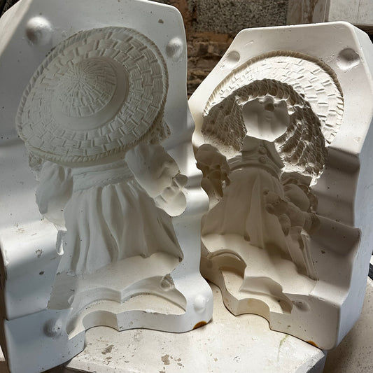 Doll with Bear Slip Mould