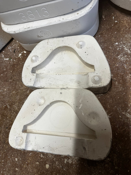 Mini Mantle Clock Slip Cast Pottery Mould