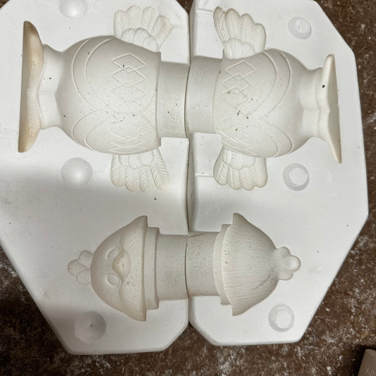 Duck Egg Box Slip Cast Pottery Mould