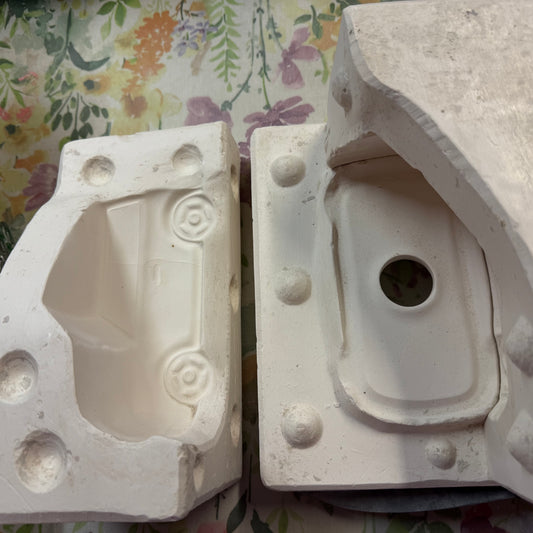 Car Slip Cast Pottery Mould POSTAGE INCLUDED