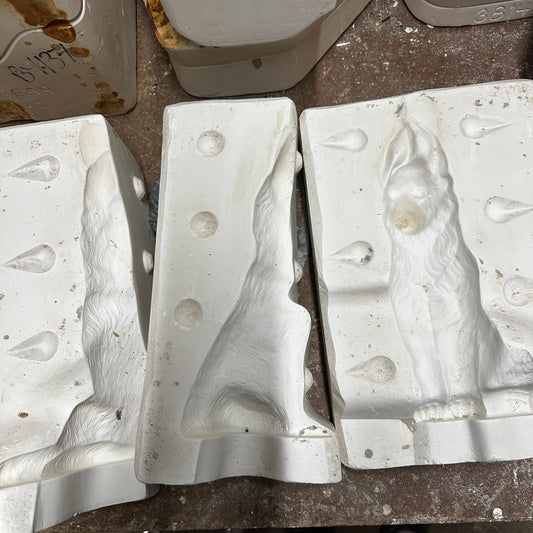 Alsatian Dog Slip Cast Pottery Mould POSTAGE INCLUDED