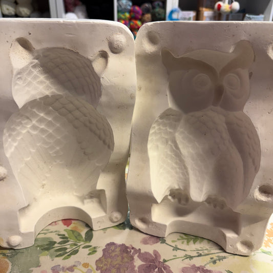 Bold Owl Slip Cast Pottery Mould