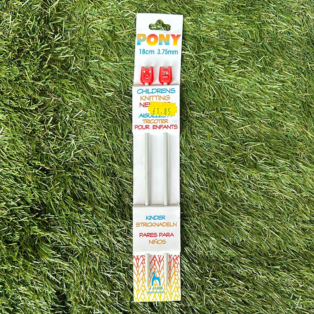 Children’s Knitting Needles Size 3.75mm x18cm