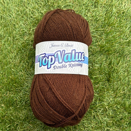 Top Value DK 100g Brown - 841