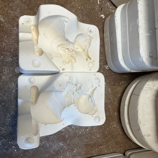 Girlie Duck Slip Cast Pottery Mould