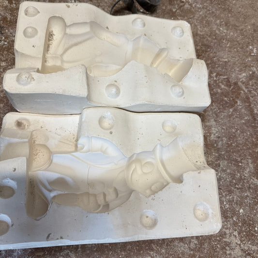 Cartoon Cricket Slip Cast Pottery Mould