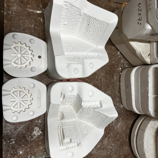 Village Mill Slip Cast Pottery Mould