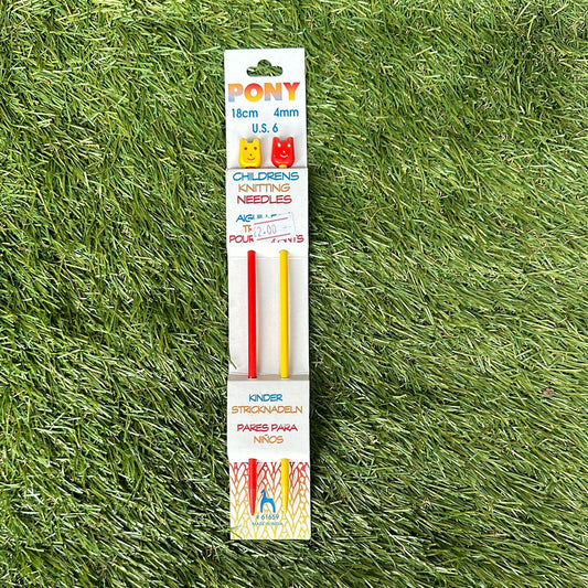 Children’s Knitting Needles Size 4mm x18cm