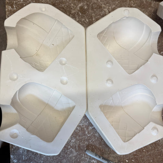 Two Baskets Slip Cast Pottery Mould