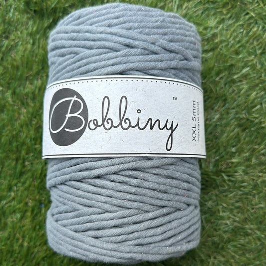 Bobbiny 5mm Macrame - Steel