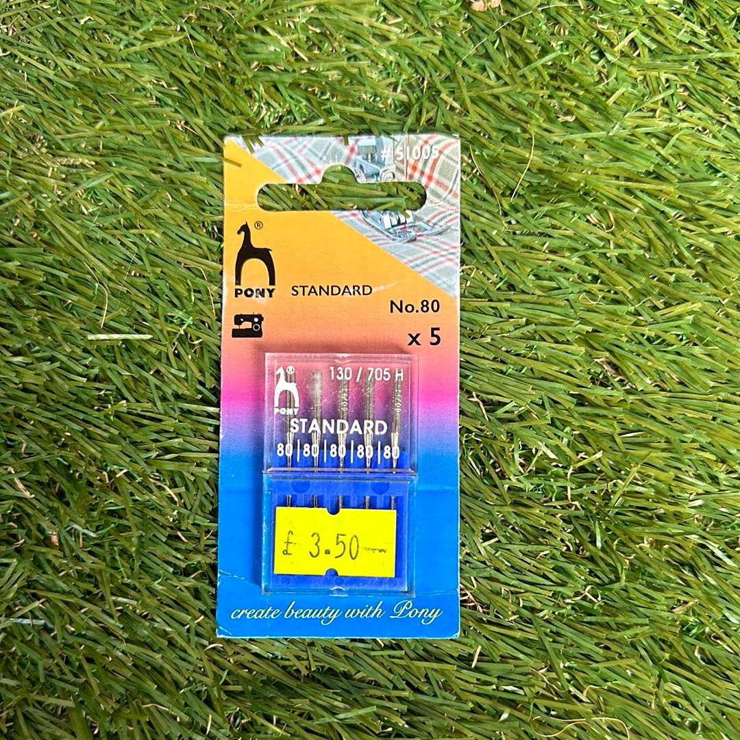 Pony Standard Machine Needles No. 80