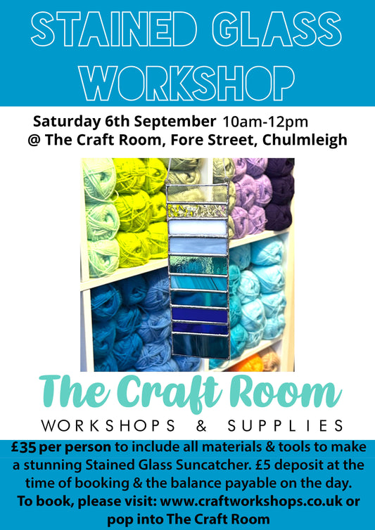 Stained Glass Workshop l Saturday 6th September 10am-12pm