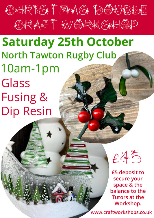 Double Craft Workshop l Saturday 25th October 10am-1pm @North Tawton Rugby Club
