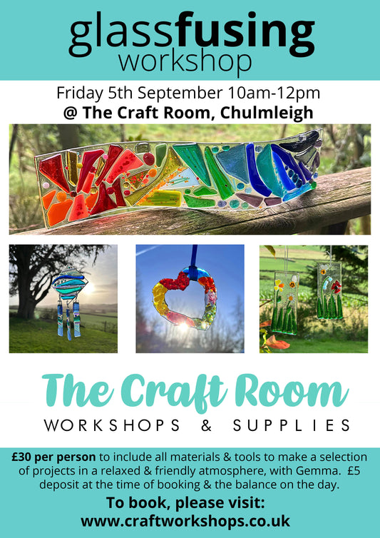 Glass Fusing Workshop l Friday 5th September 10am-12pm