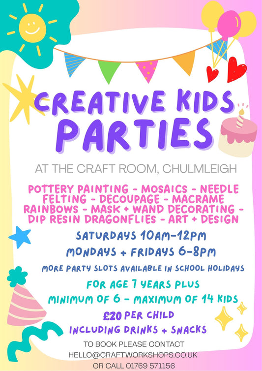 Kid's Craft Parties