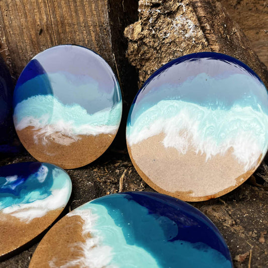 Seascape Resin Coaster Workshop l Wednesday 17th September 10am-12pm